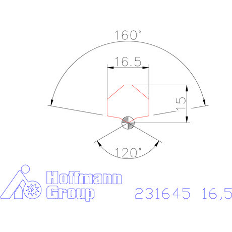 Garant HiPer-Drill lapka m7 16,5 mm