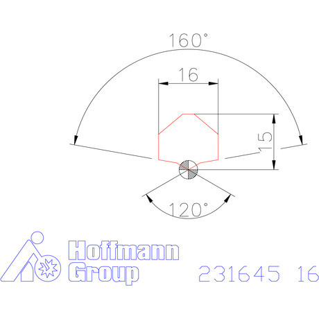 Garant HiPer-Drill lapka m7 16 mm
