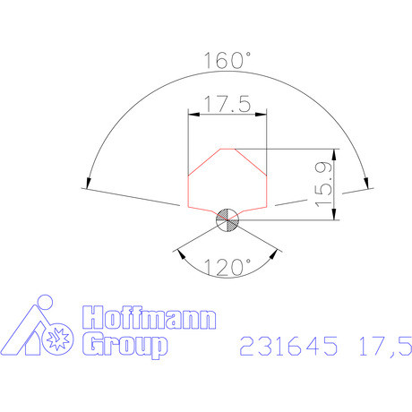 Garant HiPer-Drill lapka m7 17,5 mm
