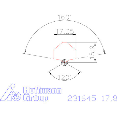 Garant HiPer-Drill lapka m7 17,8 mm
