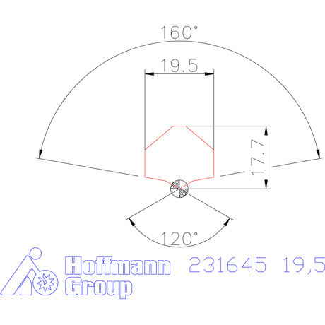 Garant HiPer-Drill lapka m7 19,5 mm