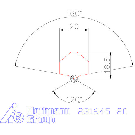 Garant HiPer-Drill lapka m7 20 mm