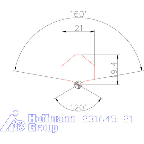 Garant HiPer-Drill lapka m7 21 mm