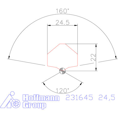 Garant HiPer-Drill lapka m7 24,5 mm
