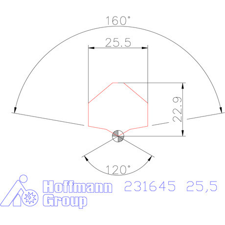 Garant HiPer-Drill lapka m7 25,5 mm