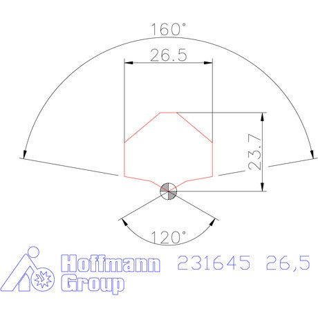Garant HiPer-Drill lapka m7 26,5 mm