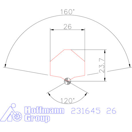 Garant HiPer-Drill lapka m7 26 mm