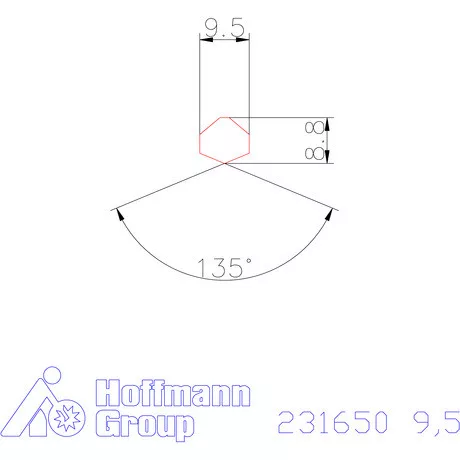 Garant HiPer-Drill fej h7 9,5 mm