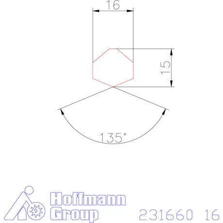 Garant HiPer-Drill fej m7 16 mm