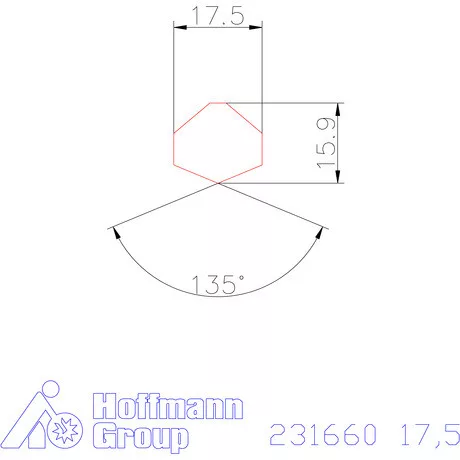 Garant HiPer-Drill fej m7 17,5 mm