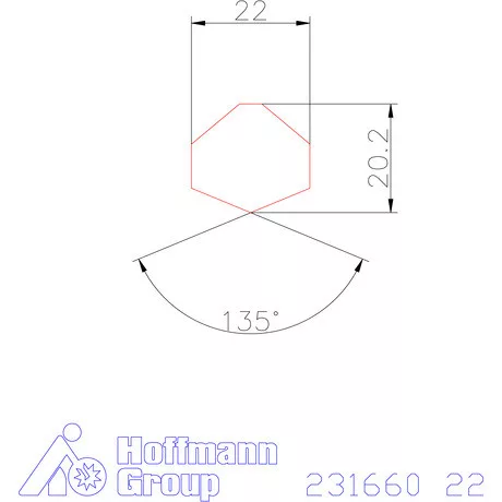 Garant HiPer-Drill fej m7 22 mm