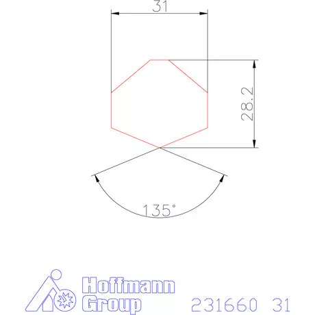 Garant HiPer-Drill fej m7 31 mm