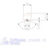 HiPer-Drill lapka E alak 15 mm