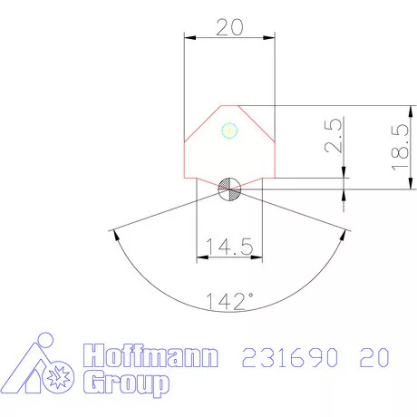 Garant HiPer-Drill lapka E alak 20 mm