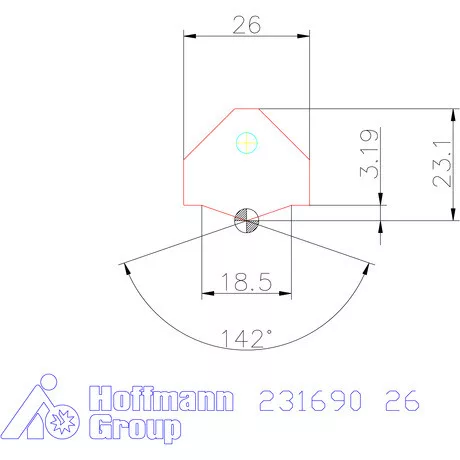 Garant HiPer-Drill lapka E alak 26 mm