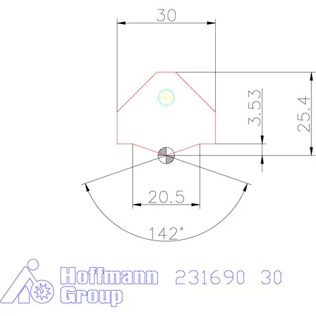 Garant HiPer-Drill lapka E alak 30 mm