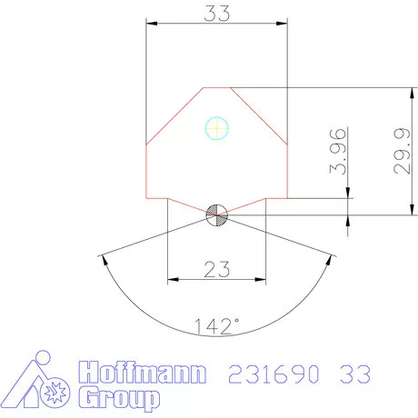 Garant HiPer-Drill lapka E alak 33 mm