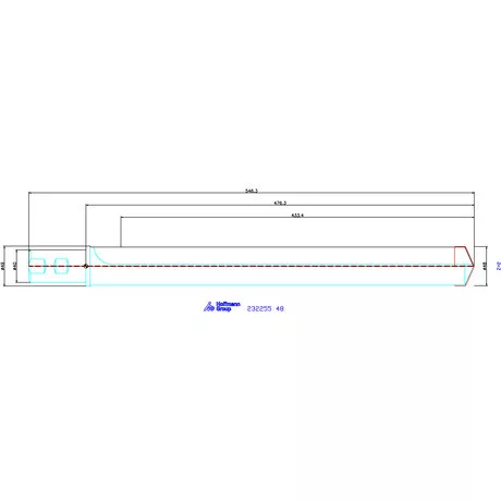Holex Alaptest Hengeres szár, belső hűtéssel 48