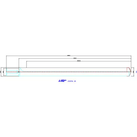 Holex Alaptest Hengeres szár, belső hűtéssel 48