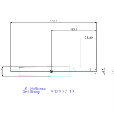 Holex Alaptest MK szár, belső hűtés nélkül 13
