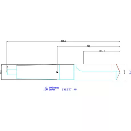 Holex Alaptest MK szár, belső hűtés nélkül 48