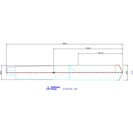 Holex Alaptest MK szár, belső hűtés nélkül 48