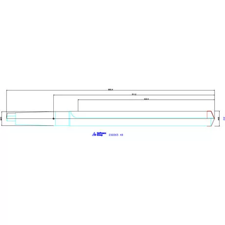 Holex Alaptest MK szár, belső hűtés nélkül 48