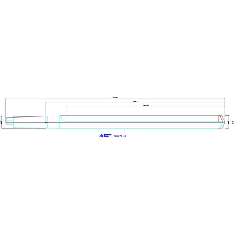 Holex Alaptest MK szár, belső hűtés nélkül 48