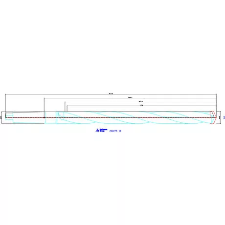 Holex Alaptest MK szár, belső hűtéssel 48
