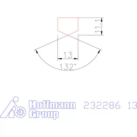 Holex Fúróbetét csúcskialakítással HSS-E-PM 13 mm