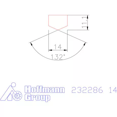 Holex Fúróbetét csúcskialakítással HSS-E-PM 14 mm