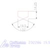 Holex Fúróbetét csúcskialakítással HSS-E-PM 19,5 mm