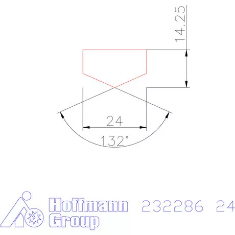 Holex Fúróbetét csúcskialakítással HSS-E-PM 24 mm