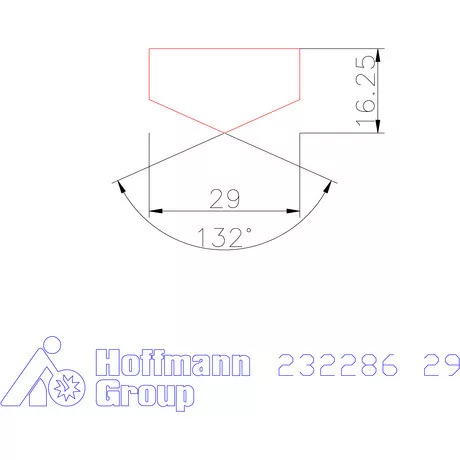 Holex Fúróbetét csúcskialakítással HSS-E-PM 29 mm