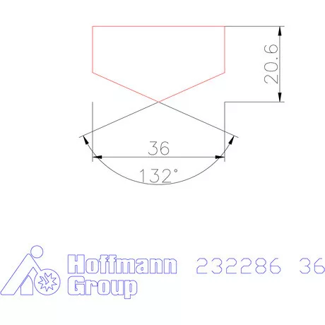 Holex Fúróbetét csúcskialakítással HSS-E-PM 36 mm