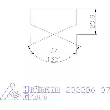 Holex Fúróbetét csúcskialakítással HSS-E-PM 37 mm