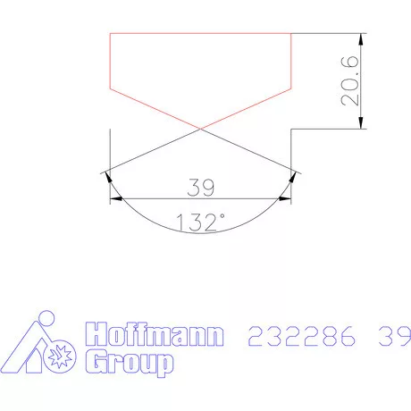 Holex Fúróbetét csúcskialakítással HSS-E-PM 39 mm