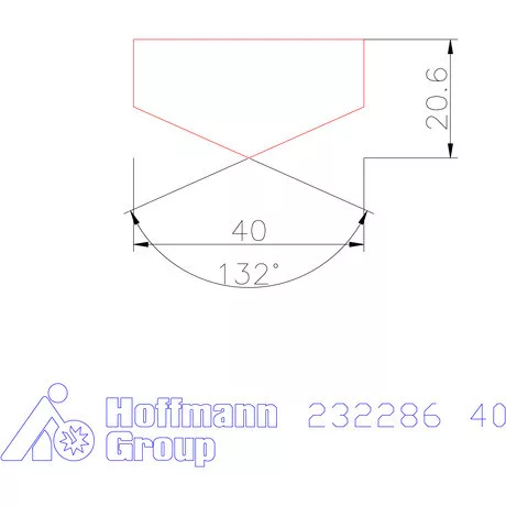 Holex Fúróbetét csúcskialakítással HSS-E-PM 40 mm
