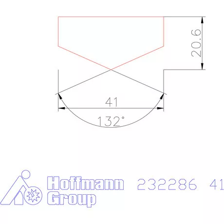 Holex Fúróbetét csúcskialakítással HSS-E-PM 41 mm