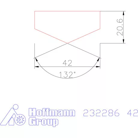Holex Fúróbetét csúcskialakítással HSS-E-PM 42 mm