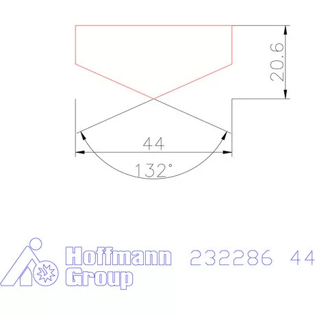 Holex Fúróbetét csúcskialakítással HSS-E-PM 44 mm