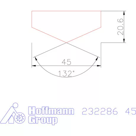 Holex Fúróbetét csúcskialakítással HSS-E-PM 45 mm