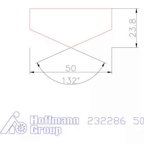 Holex Fúróbetét csúcskialakítással HSS-E-PM 50 mm