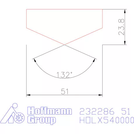 Holex Fúróbetét csúcskialakítással HSS-E-PM 51 mm