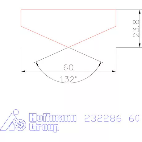Holex Fúróbetét csúcskialakítással HSS-E-PM 60 mm