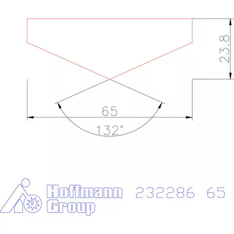 Holex Fúróbetét csúcskialakítással HSS-E-PM 65 mm