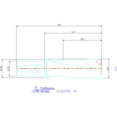 Garant Váltólapkás telibefúró kombinált szárral 41 mm