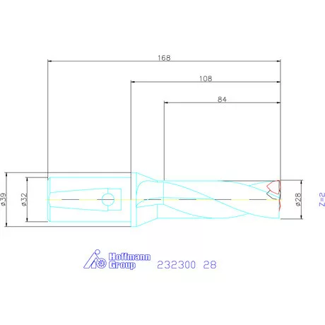 Garant Váltólapkás telibefúró kombinált szárral 28 mm