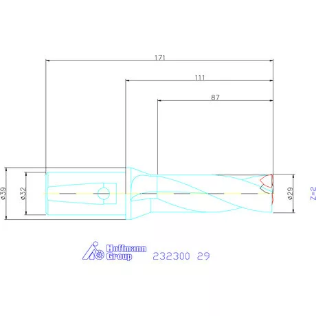Garant Váltólapkás telibefúró kombinált szárral 29 mm