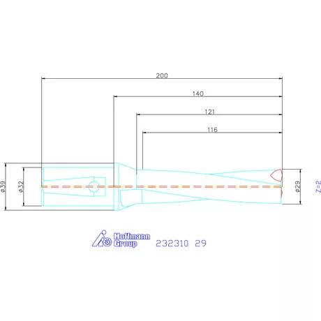 Garant Váltólapkás telibefúró kombinált szárral 29 mm